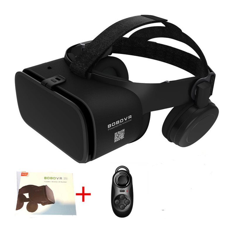 BOBOVR Z6 Bluetooth Wireless Headset Integrated 3D VR Helmet Glasses 032 Bluetooth Remote Control Set BOBOVR Z6 Bluetooth Wireless Headset Integrated 3D VR Helmet Glasses 032 Bluetooth Remote Control Set